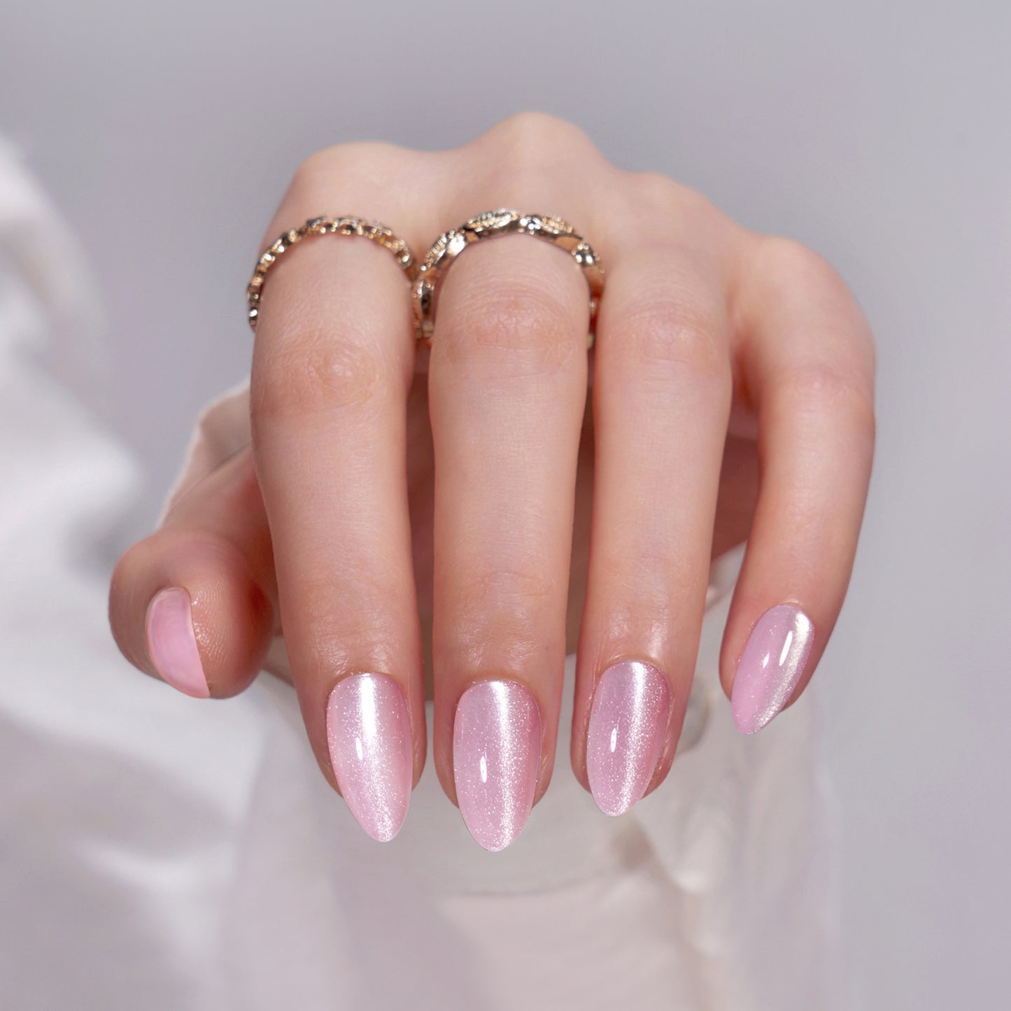 Pink Cat Eye Almond