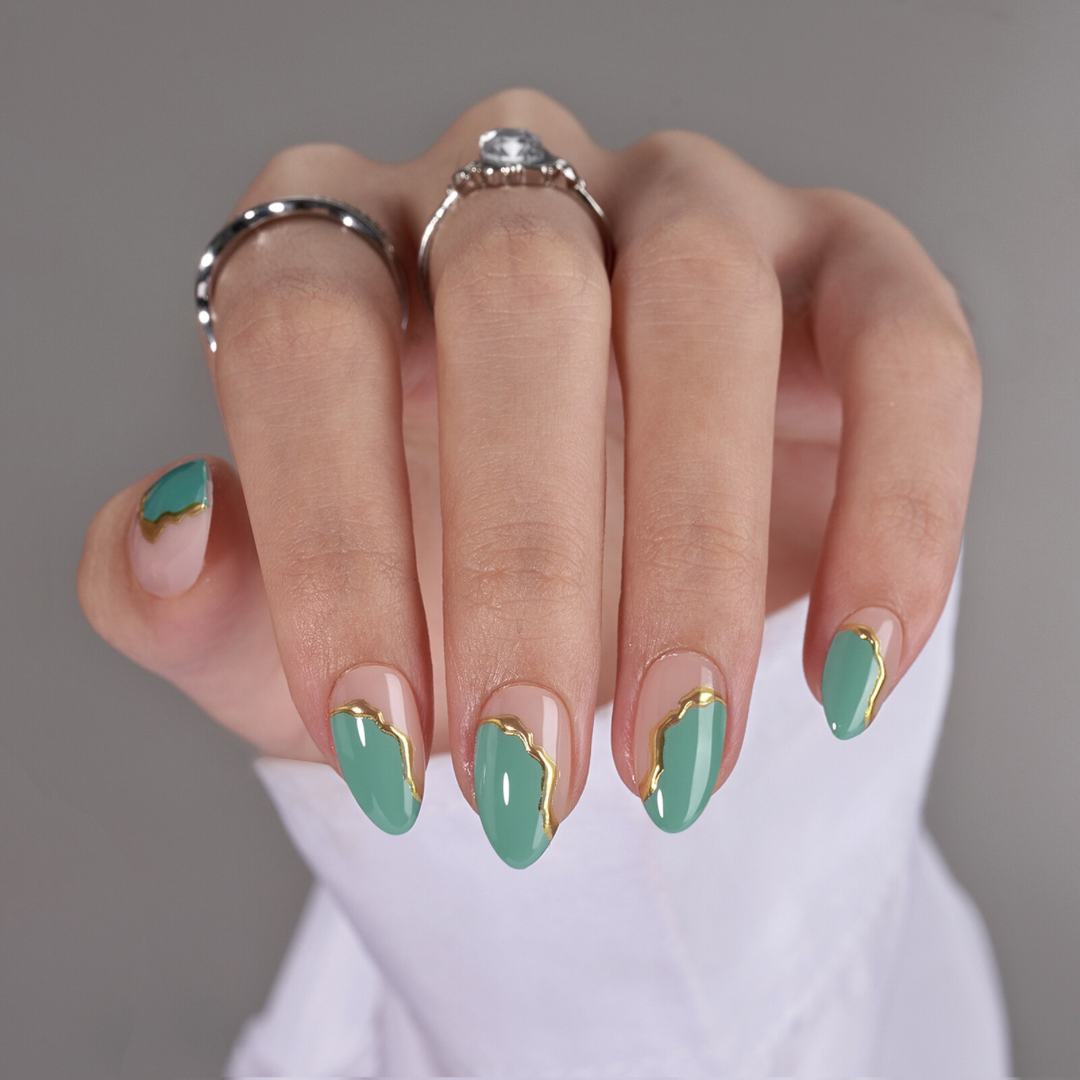 Green and Gold Almond